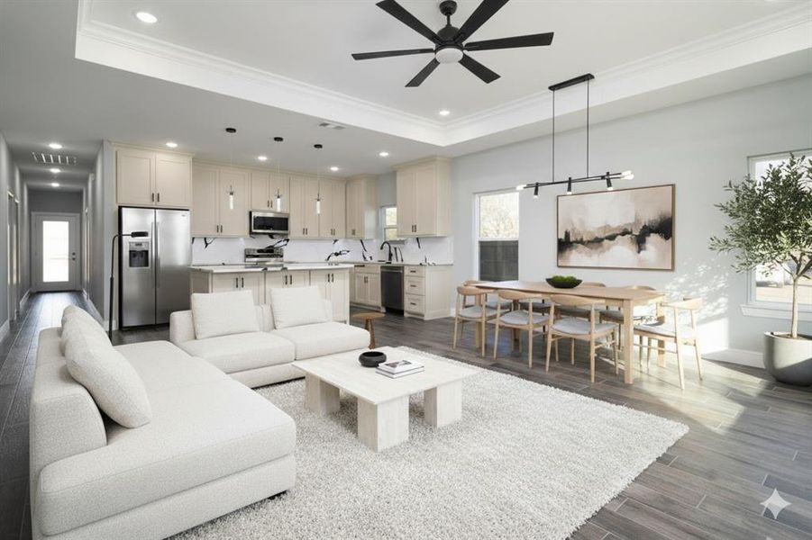 Virtualy generated decoration