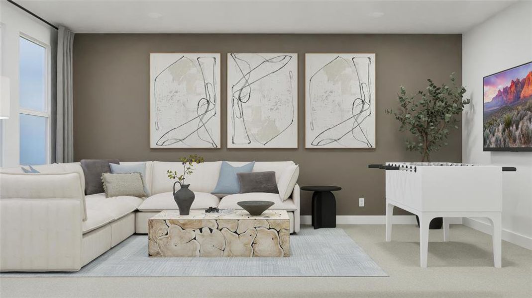 Furnished interior view inside a new home in , Pilot Point (Image 4).