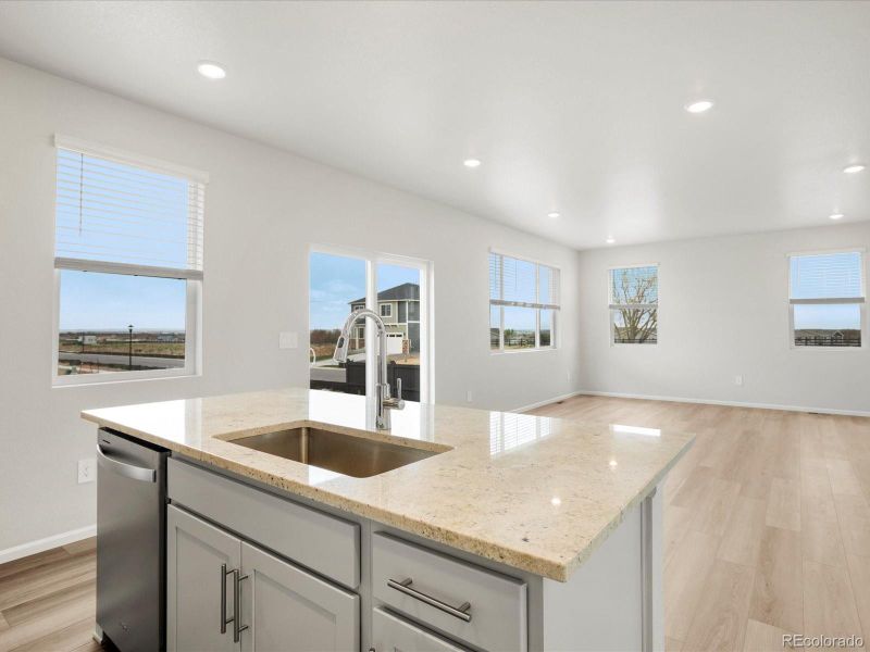 Furnished interior view inside a new home in Westgate, Greeley (Image 16). Furnished interior view inside a new home in Westgate, Greeley (Image 16).