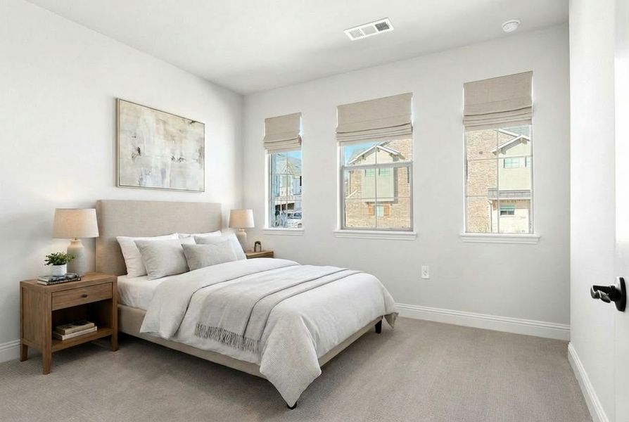 Furnished interior view inside a new home in The Tribute, The Colony (Image 8). Furnished interior view inside a new home in The Tribute, The Colony (Image 8).