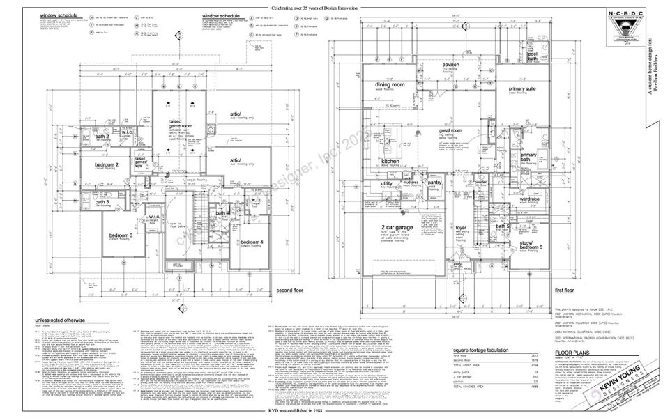 1933 Restridge Floor Plan
