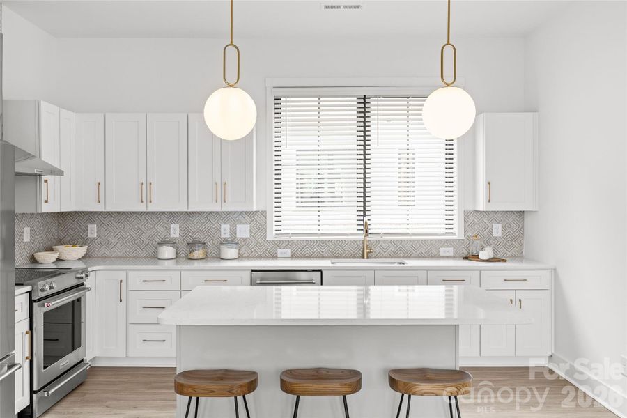 Furnished interior view inside a new home in , Charlotte (Image 13). Furnished interior view inside a new home in , Charlotte (Image 13).