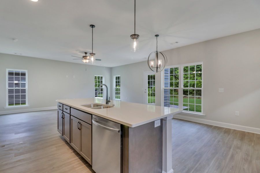 St. Helena – Kitchen View into Dining Area and Great Room St. Helena – Kitchen View into Dining Area and Great Room