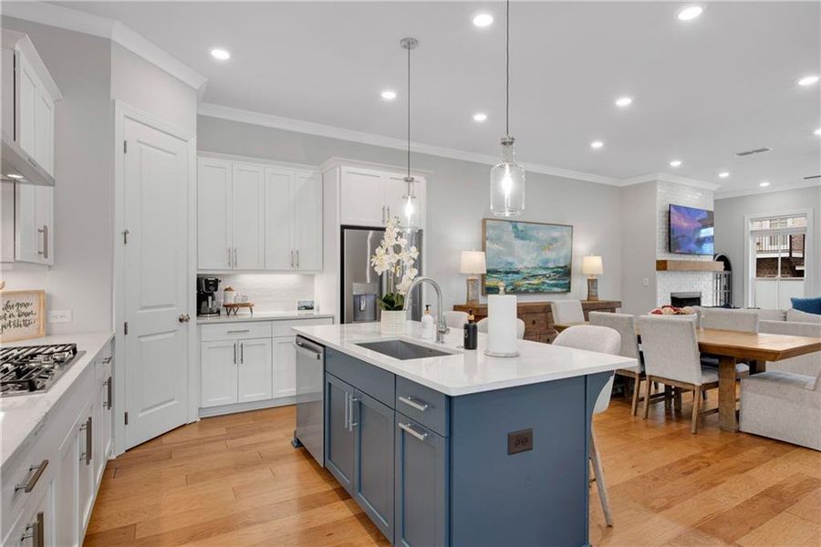 Furnished interior view inside a new home in , Peachtree Corners (Image 20).