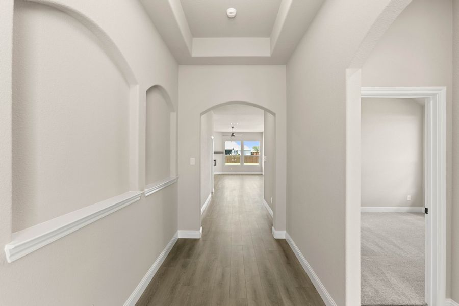 Spacious, unfurnished interior of a new home in Coyote Crossing, Godley (Image 16). Spacious, unfurnished interior of a new home in Coyote Crossing, Godley (Image 16).
