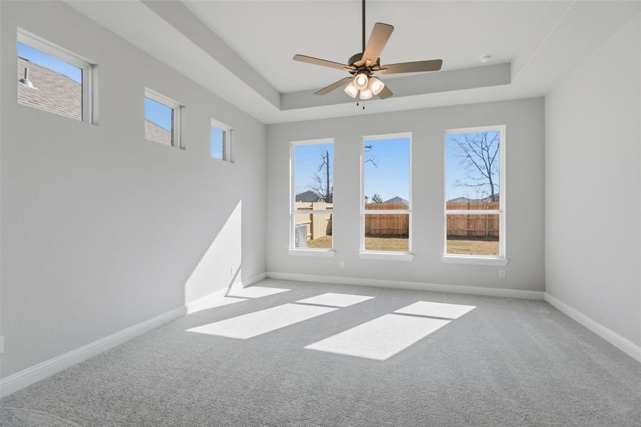 Spacious, unfurnished interior of a new home in Sundance Cove, Crosby (Image 32).