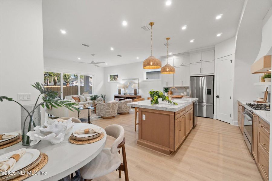 Furnished interior view inside a new home in , Jacksonville Beach (Image 33). Furnished interior view inside a new home in , Jacksonville Beach (Image 33).