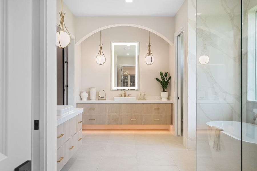 Representative furnished interior of a home built from the Riviera by GHO Homes in The Reserve at Grand Harbor, Vero Beach (Image 58).