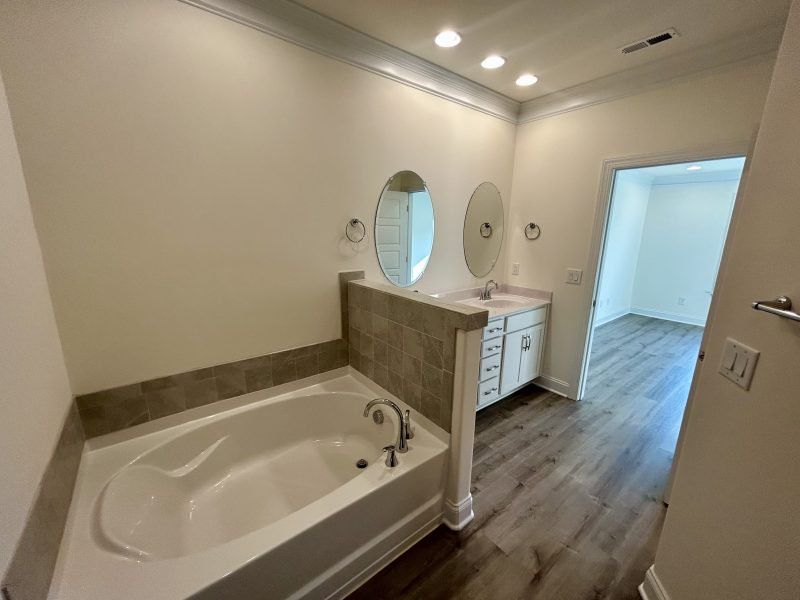 Furnished interior view inside a new home in Trellises, High Point (Image 9).