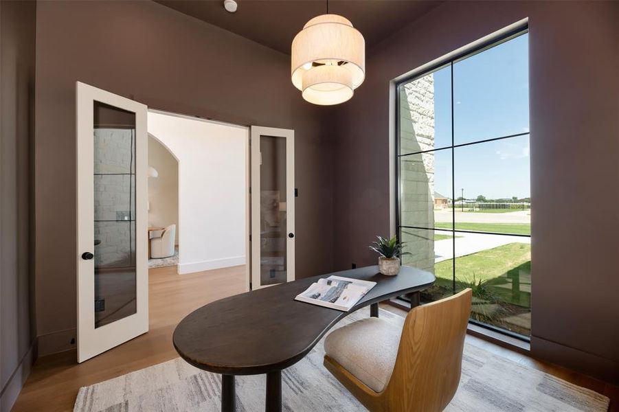 Furnished interior view inside a new home in , Heath (Image 8).