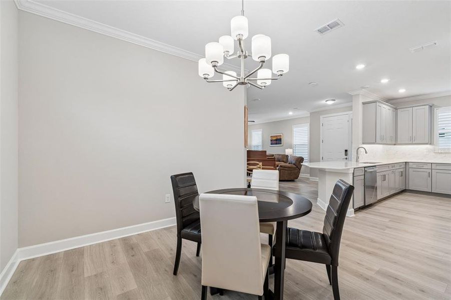 Furnished interior view inside a new home in , Wesley Chapel (Image 73). Furnished interior view inside a new home in , Wesley Chapel (Image 73).