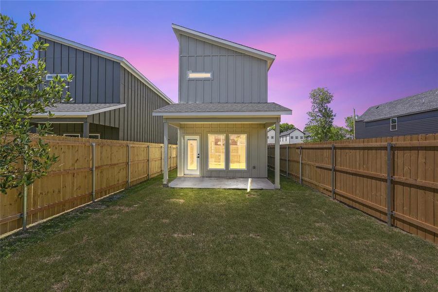 Exterior details and patio area of a home in , Dallas (Image 18). Exterior details and patio area of a home in , Dallas (Image 18).