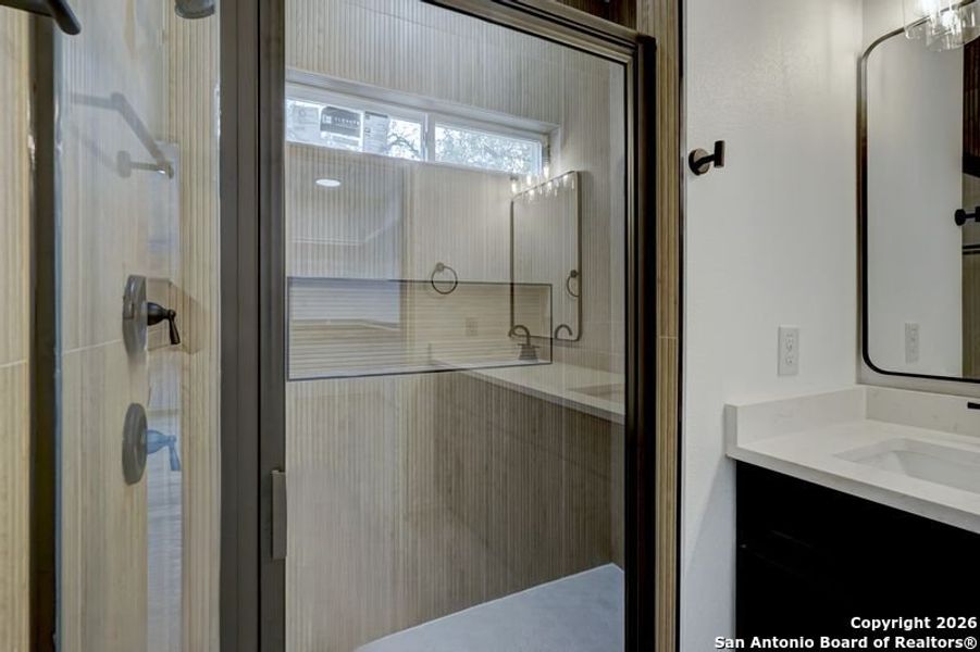 Close-up of interior finishes inside a home in , San Antonio (Image 13).