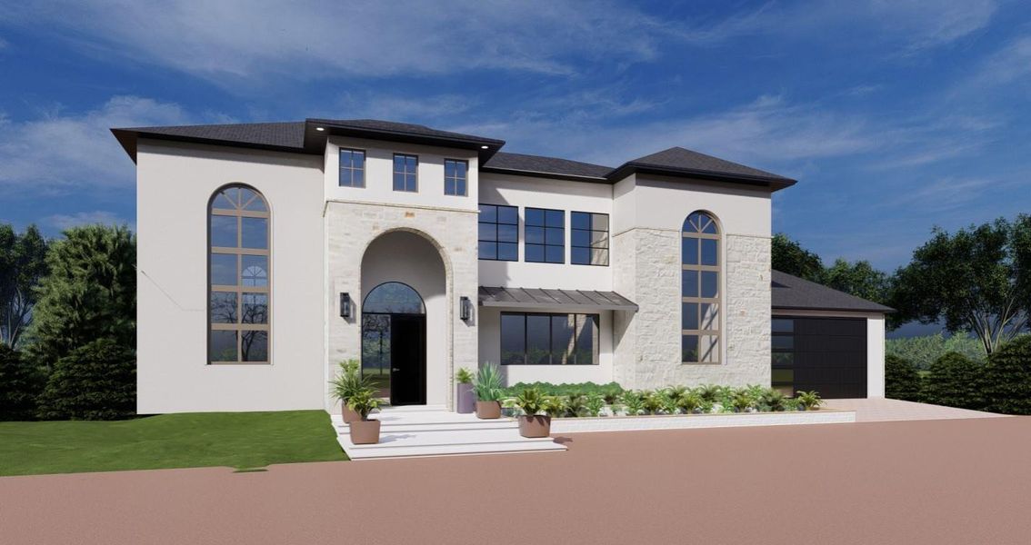 Front exterior of a new home in , Houston, TX, highlighting curb appeal (Image 4).