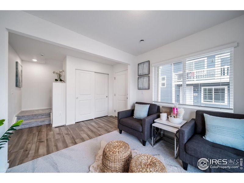 Furnished interior view inside a new home in , Johnstown (Image 3). Furnished interior view inside a new home in , Johnstown (Image 3).