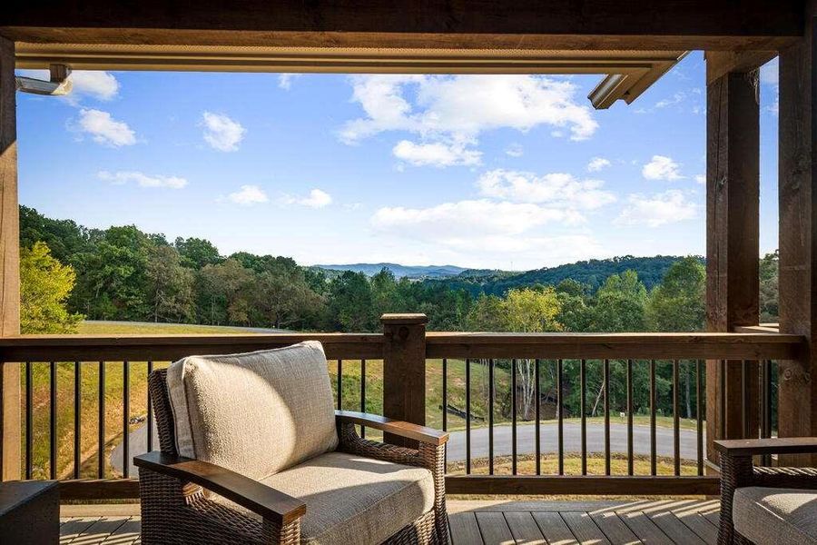 Exterior details and patio area of a home in , Blue Ridge (Image 35).