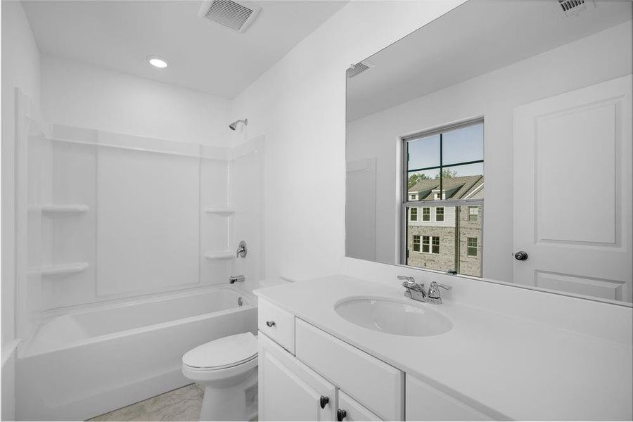 Furnished interior view inside a new home in Hampton Trace, Marietta (Image 8).
