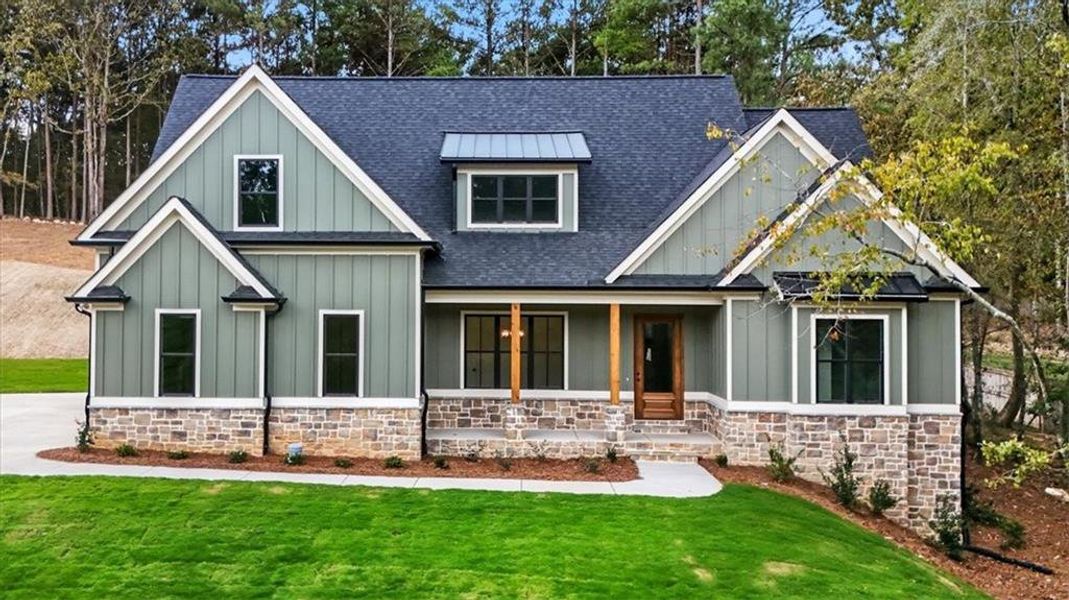 Front exterior of a new home in , Rome, GA, highlighting curb appeal (Image 2). Front exterior of a new home in , Rome, GA, highlighting curb appeal (Image 2).