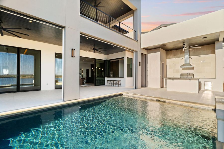 Exterior details and patio area of a home in , Horseshoe Bay (Image 22).