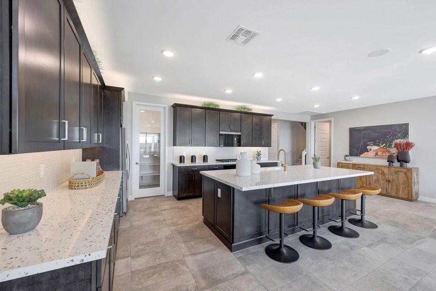 Representative furnished interior of a home built from the Slate by Mattamy Homes in Miravida, Surprise (Image 20).