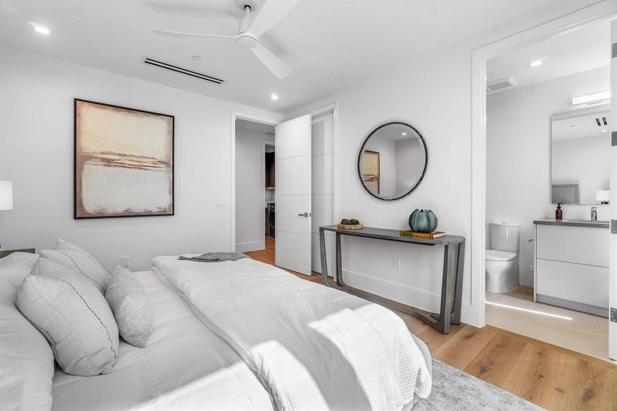 Furnished interior view inside a new home in , Delray Beach (Image 57).