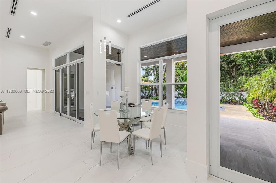 Furnished interior view inside a new home in , Biscayne Park (Image 44).
