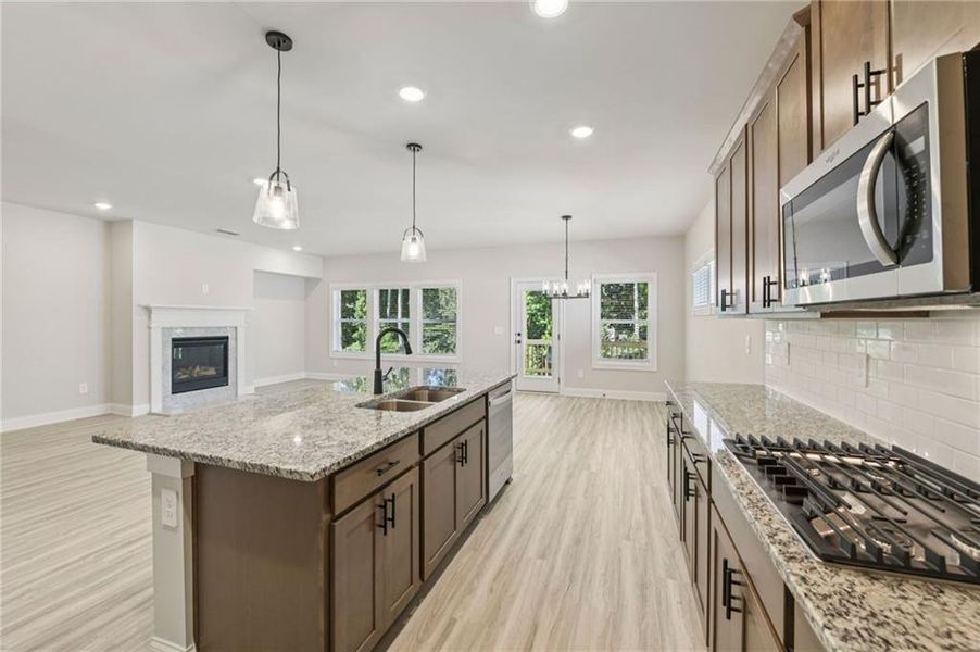 Furnished interior view inside a new home in Martin Springs - Estate Series, Lawrenceville (Image 8). Furnished interior view inside a new home in Martin Springs - Estate Series, Lawrenceville (Image 8).