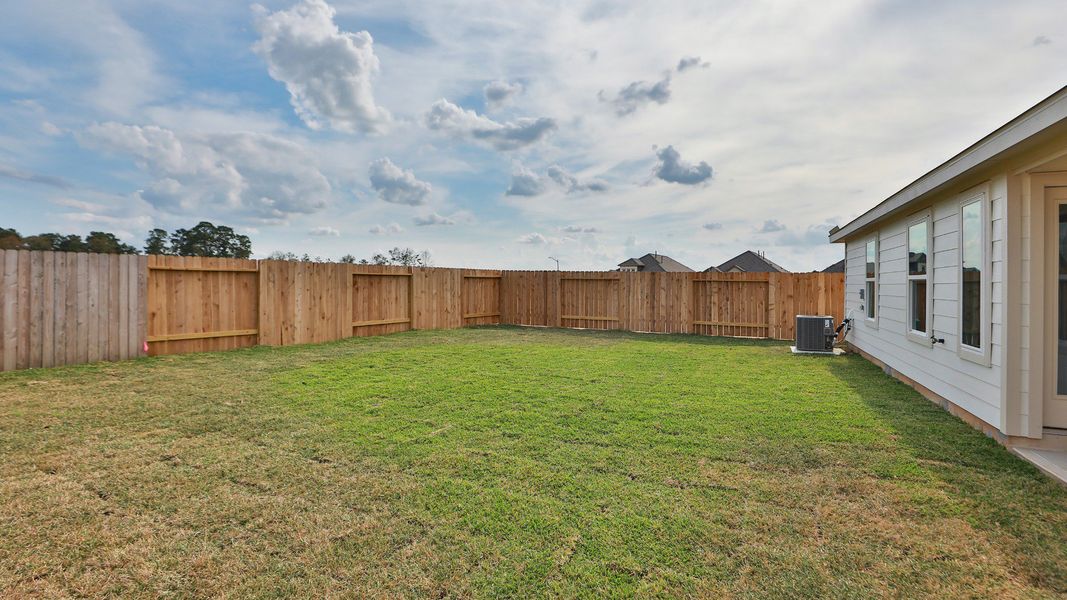 Exterior details and patio area of a home in Cielo, Conroe (Image 21). Exterior details and patio area of a home in Cielo, Conroe (Image 21).