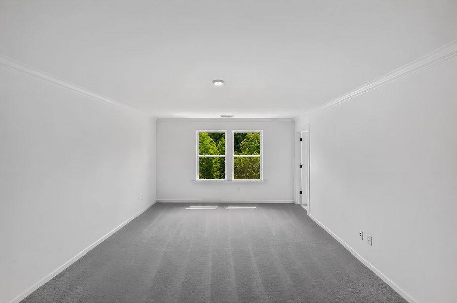 Spacious, unfurnished interior of a new home in Magnolia Townes, Wendell (Image 11).