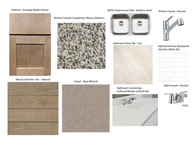 Sample of building materials used in homes in Willow Springs, Buda (Image 4).