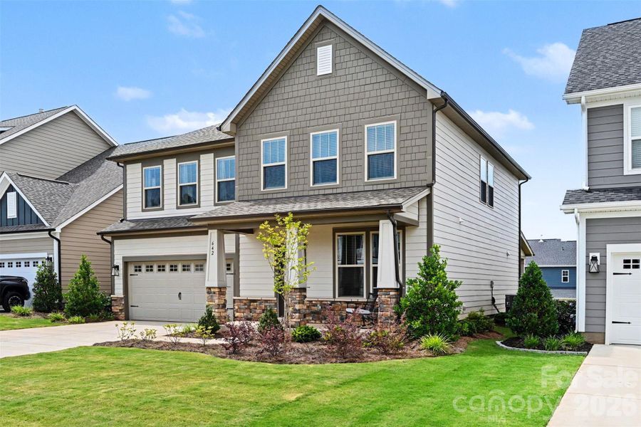 Front exterior of a new home in , York, SC, highlighting curb appeal (Image 24).