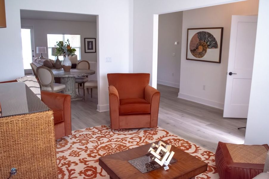 Furnished interior view inside a new home in Parkland Place, Pace (Image 6).