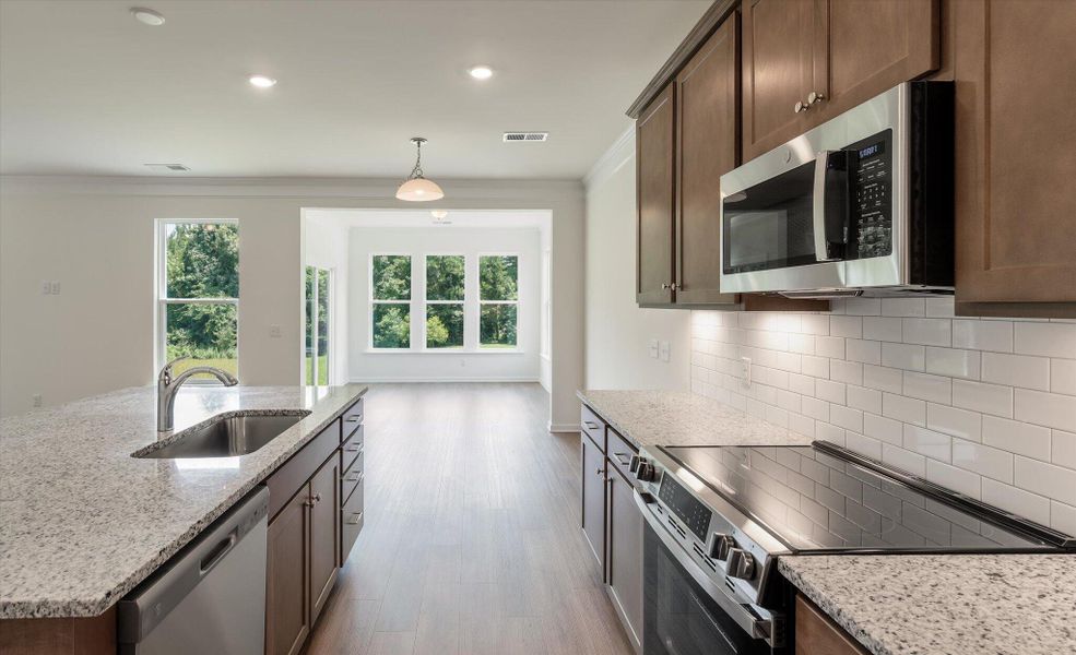 Furnished interior view inside a new home in Parker's Preserve, Ridgeville (Image 11).