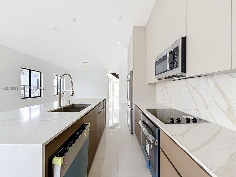 Furnished interior view inside a new home in , Miami (Image 6).
