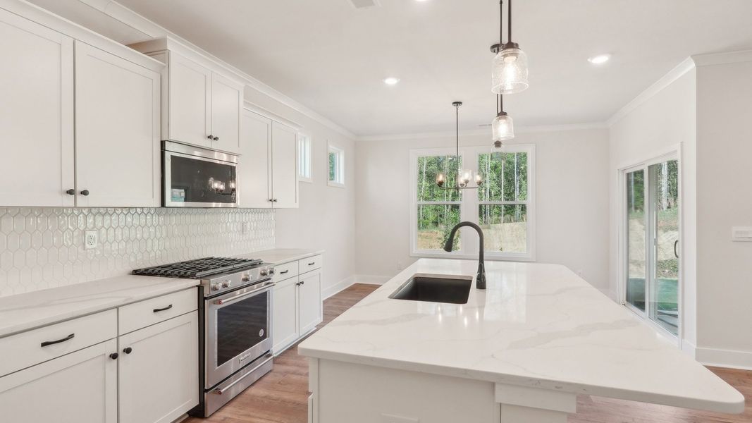 Representative furnished interior of a home built from the Magnolia by D.R. Horton in Westport, York (Image 7).