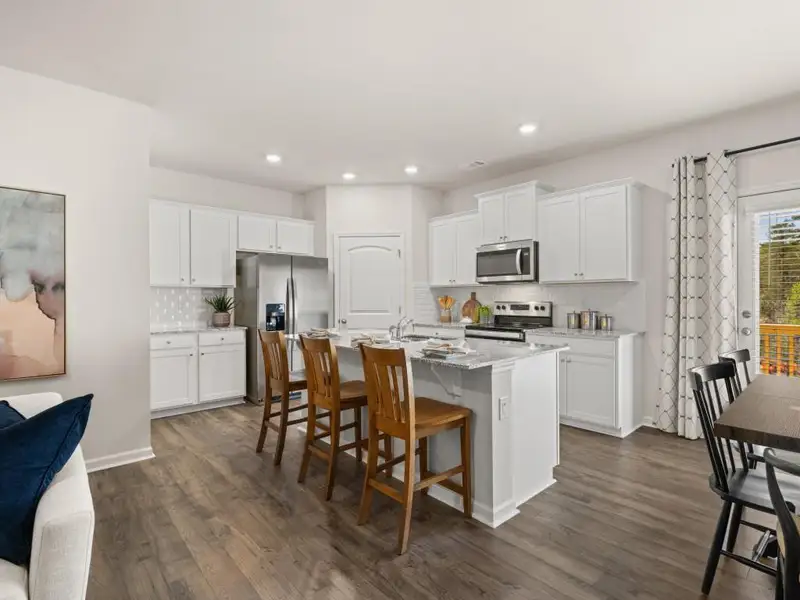 Furnished interior view inside a new home in Mountain Park, Dahlonega (Image 7). Furnished interior view inside a new home in Mountain Park, Dahlonega (Image 7).