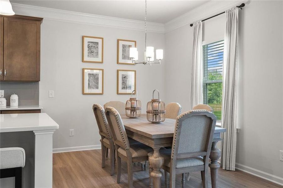 Furnished interior view inside a new home in Garrett Preserve, Douglasville (Image 33).