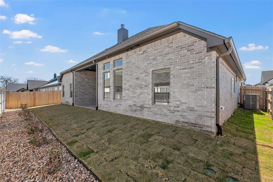 Exterior details and patio area of a home in , Woodway (Image 3). Exterior details and patio area of a home in , Woodway (Image 3).