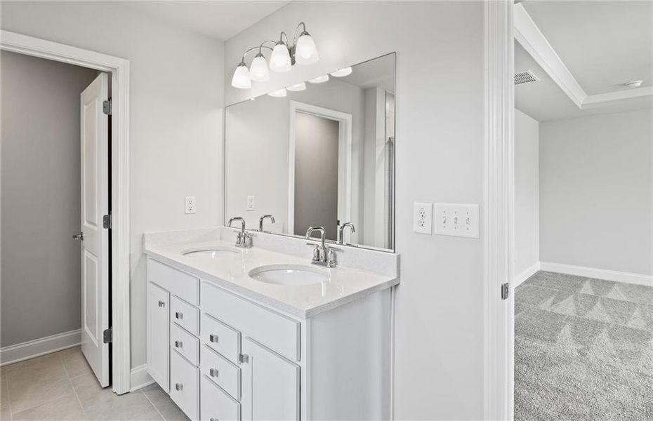 Furnished interior view inside a new home in Anderson Point, McDonough (Image 4).