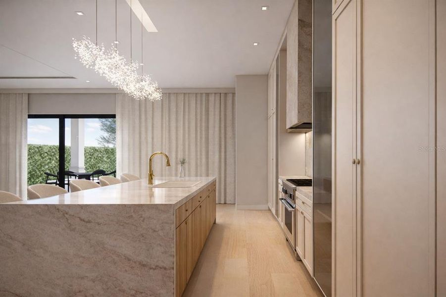 Furnished interior view inside a new home in , Orlando (Image 8).