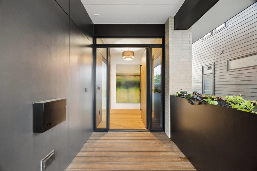 Exterior details and patio area of a home in , Bellaire (Image 24).