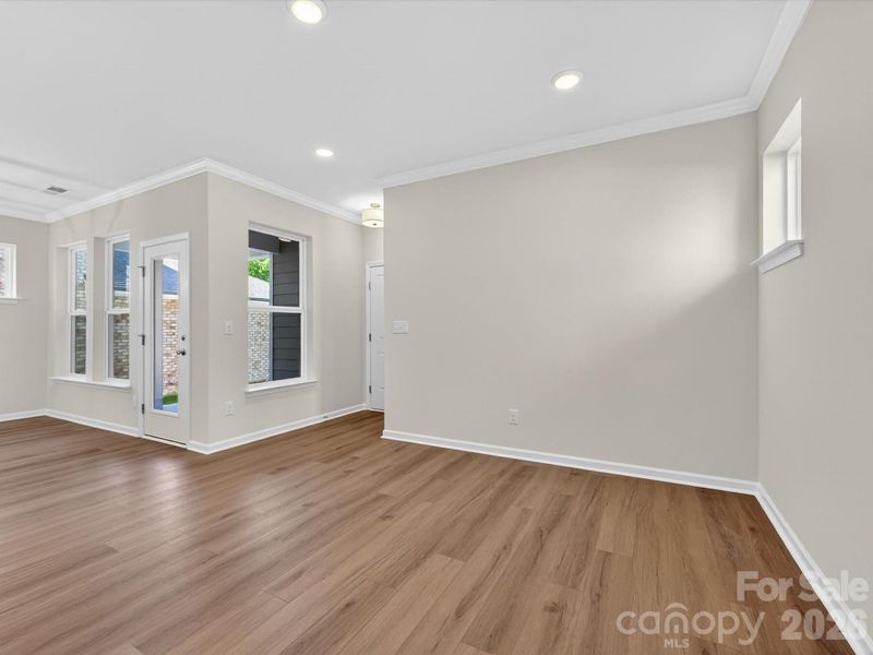 Spacious, unfurnished interior of a new home in Whitley Preserve – Park Collection, Mint Hill (Image 32). Spacious, unfurnished interior of a new home in Whitley Preserve – Park Collection, Mint Hill (Image 32).