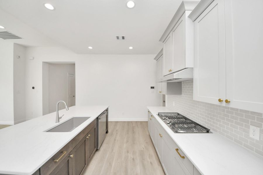 Furnished interior view inside a new home in Marvida, Cypress (Image 9).