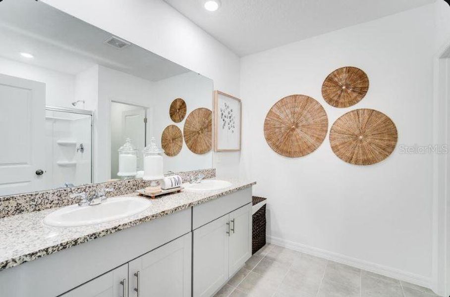 Furnished interior view inside a new home in Waterstone, Groveland (Image 3). Furnished interior view inside a new home in Waterstone, Groveland (Image 3).