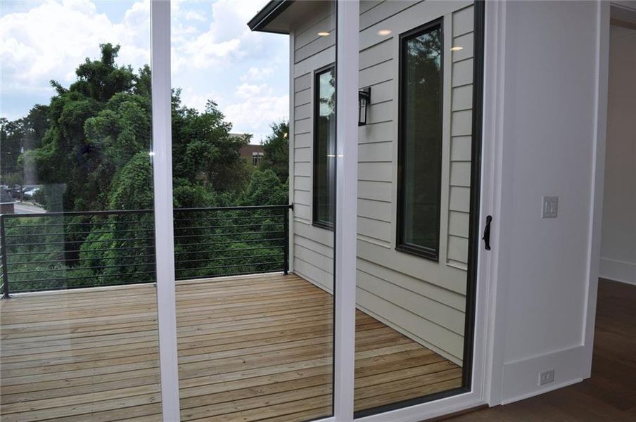 Exterior details and patio area of a home in , Marietta (Image 27).