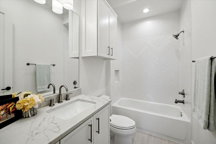 Furnished interior view inside a new home in , Houston (Image 12).