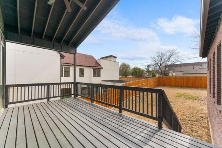 Exterior details and patio area of a home in , Dallas (Image 22).