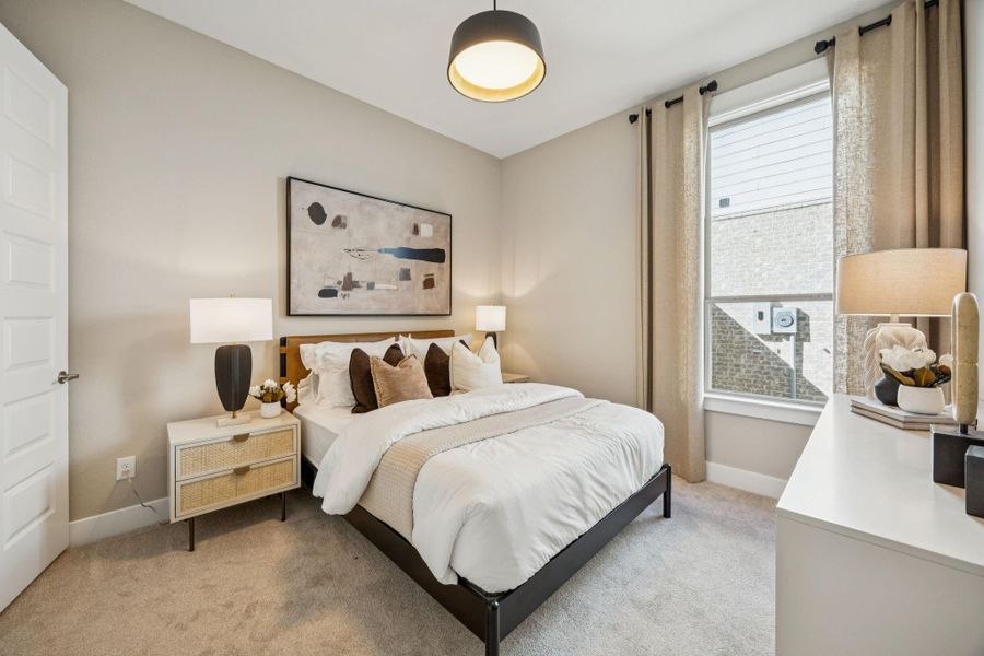 Furnished interior view inside a new home in Ryehill, Sugar Land (Image 27).