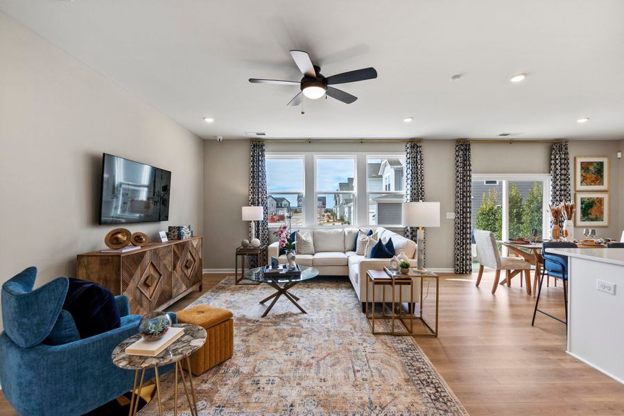 Furnished interior view inside a new home in The Coves on Lake Wylie, Charlotte (Image 10).