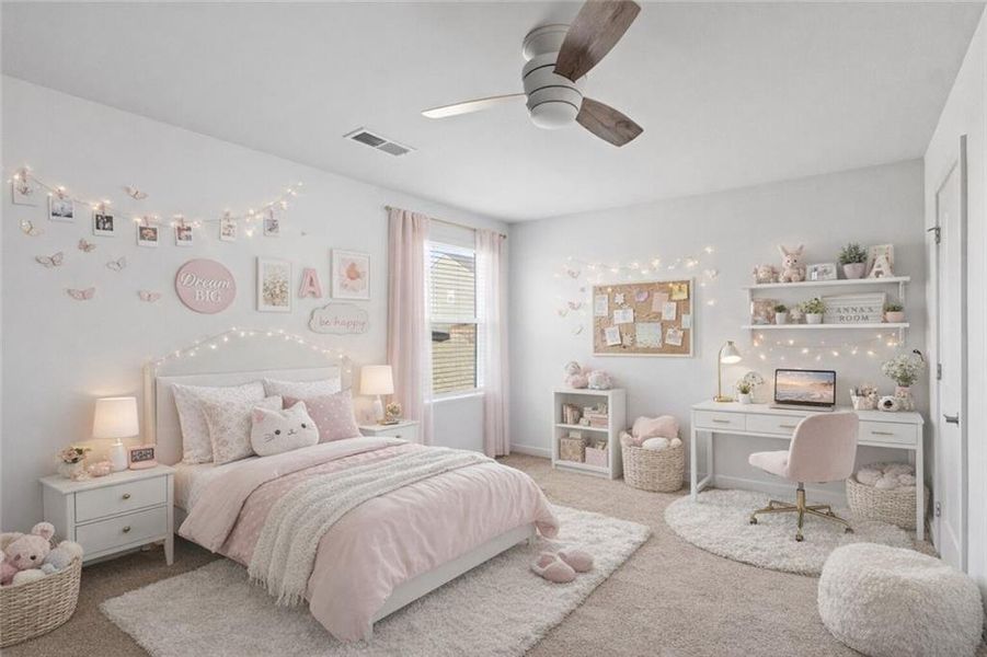 Furnished interior view inside a new home in The Enclave at Dial Farm Phase III, Walnut Grove (Image 6).